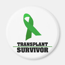 Transplantations-Überlebender Kühlschrankmagnet
