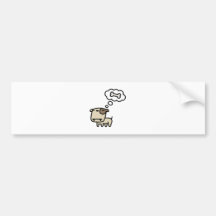 Träumen des Hundes Autosticker