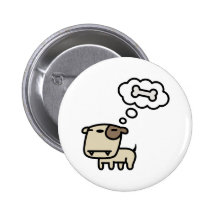 Träumen des Hundes Button