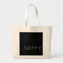 traurige graue Tasche