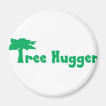 tree hugger kühlschrankmagnet