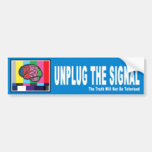 "Trennen Sie das Signal-" Autoaufkleber