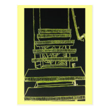 Treppen-Schwimmen Postkarte