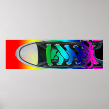 Treten in einen Regenbogen Plakate