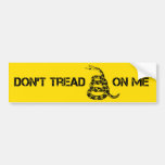 Treten Sie nicht auf mir Autosticker