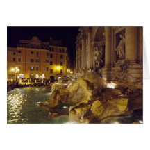 Trevi-Brunnen, Rom, Italien Karte