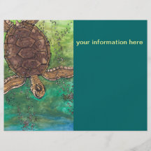 Trevor die Schildkröte-Flyer