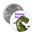 TRex Dino Geburtstags-Jungen-Knopf Buttons