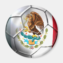 Tri mexikanische Flagge 2014 Fußball EL Brasiliens Kühlschrankmagnete