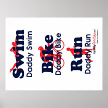 Triathlon-Vati Plakat
