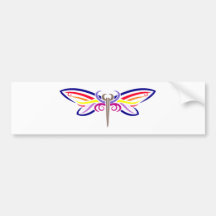 tribal Schmetterling butterfly Auto Aufkleber