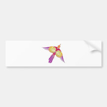tribal Vogel bird Autosticker