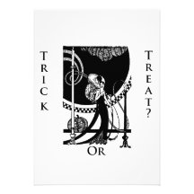 Trick oder Leckerei? Halloween laden ein Individuelle Einladung