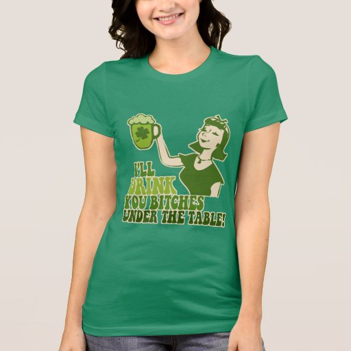 Trinken Sie Sie meckert unter der Tabelle Tshirts