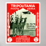 Tripolitania 1934 1 Lire Briefmarke Plakatdrucke