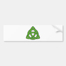 Triquetra Kreis-Grün Auto Aufkleber