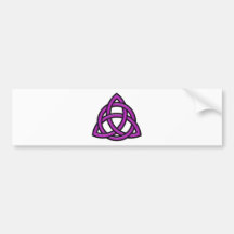 Triquetra Kreis lila Autoaufkleber