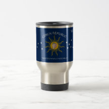 Tritonshorn-Republik-Flagge Kaffee Haferl