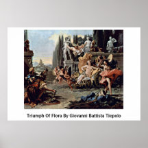 Triumph der Flora durch Giovanni Battista Tiepolo Posterdrucke