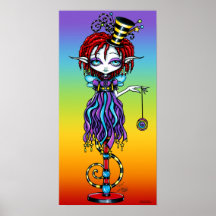 Trixy Elf-Stock-Nebenaufführung-Zirkus-Fee-Plakat