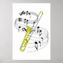 Trombone Posterdruck