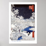 Trommel-Brücke an Meguro Plakat