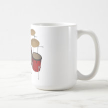 Trommeln: Rote Trommel-Ausrüstung: Modell 3D: Kaffeehaferl