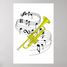 Trompete Posterdruck