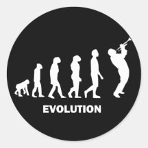 Trompete Runde Sticker