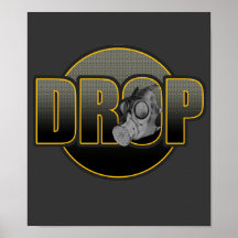 TROPFEN DnB Drumnbass dubstep Dschungel Hardstyle  Plakate