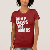 Tropfen schlägt nicht Bomben T-shirts