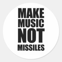 Tropfen schlägt nicht Raketen Stickers