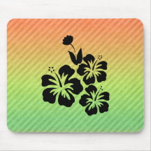 Tropische Blumen Mousepad