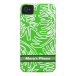 Tropische grüne Abdeckung der Case-Mate-ID™ Apple  iPhone 4 Case-Mate Hülle