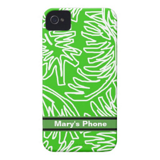 Tropische grüne Abdeckung der Case-Mate-ID™ Apple  iPhone 4 Case-Mate Hülle