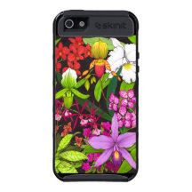 Tropische Orchideen-Blumengarten iPhone Fall
