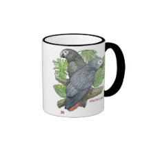 Tropischer afrikanische Grau-Becher Kaffeetasse