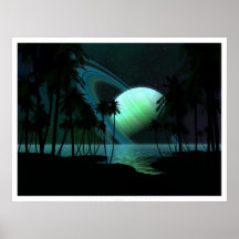 Tropischer Mond von Thetis Poster