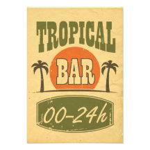 Tropisches Bar Photographien