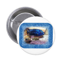 Tropisches Fisch-Digital-Aquarell Anstecknadelbuttons