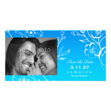 tropisches Wasser 311-Lush Save the Date Bildkarte