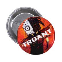 Truant Voo Doo Puppen-Knopf Anstecknadelbutton