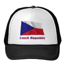 Tschechische Republik-wellenartig bewegende Flagge Mütze