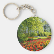 Tulip time, gardens at Keukenhof Keychain