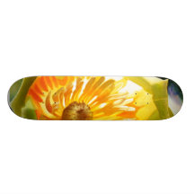 "Tulpe-Pappel-" Gelb-BlumeWatercolorSkateboard Personalisierte Decks