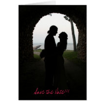 Tunnel der Liebe Save the Date!!! Grußkarte