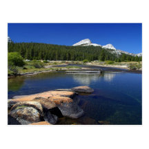 Tuolumne Wiesenyosemite-Ströme Postkarte