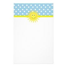 Tupfen u. Sonnenschein stationär Personalisiertes Büropapier