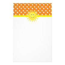 Tupfen u. Sonnenschein stationär Individuelles Büropapier