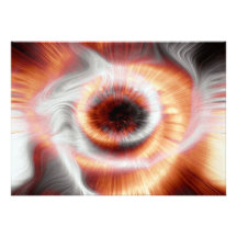 Turbulenz-Auge Personalisierte Ankündigungskarte